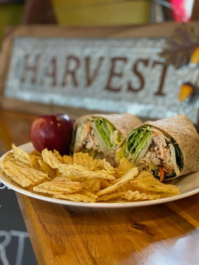 Inside Daily Harvest Cafe, Danvers MA